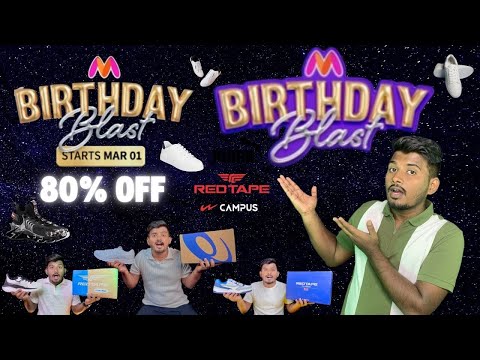 Myntra birthday blast sale 2025 | RedTape, Puma, Nike | RAFIQUE SAYYED