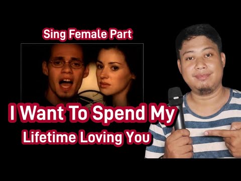 I Want to Spend My Lifetime Loving You - Marc Anthony & Tina Arina | Karaoke | Male Part Only