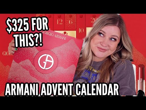 I PAID $300 FOR THE GIORGIO ARMANI ADVENT CALENDAR... WORTH IT??