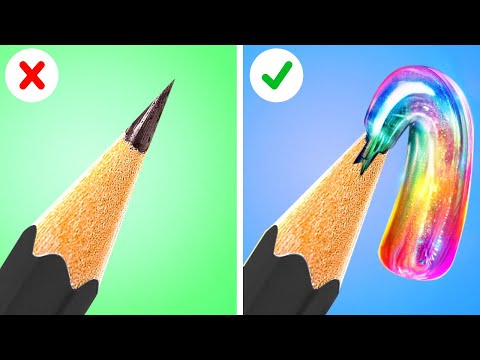 AWESOME DIY ART HACKS ✨ Good vs. Bad Ideas! Make School Fun with 123 GO!