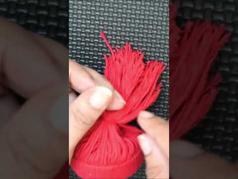 DIY Mini Santa Hat for Christmas🎅| Christmas Ornaments | Christmas Decoration Idea #shorts