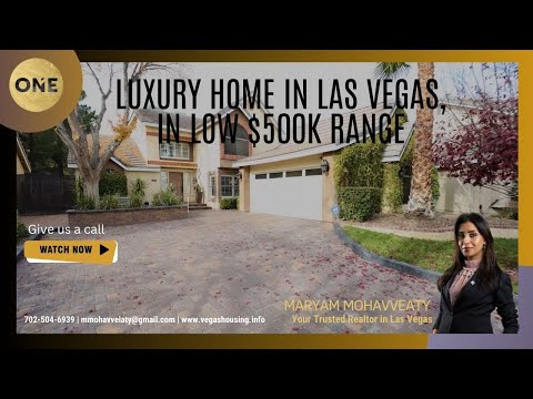 Luxury Home in Las Vegas in Low $500K