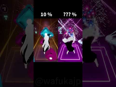 COMPARISON [我ら完全無敵のアイドル！！]  #BeatSaber #MOD #Custommaps #vr #dancing