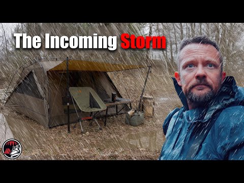 Shields Up - Facing the Storm - Heavy Rain Solo Camping