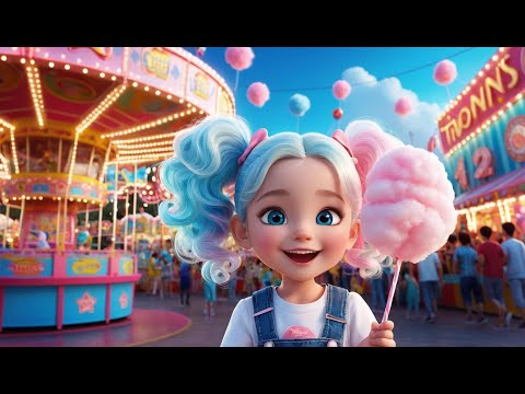 Cotton Candy, Cotton Candy, Sweet and Light | Fun Nursery Rhyme for Kids | Sing-Along Song