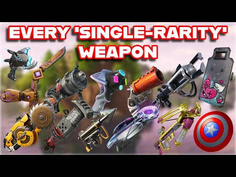 Ranking EVERY 'SINGLE-RARITY' WEAPON In FORTNITE HISTORY From WORST To BEST