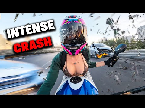 MOST INSANE MOTORCYCLE CRASHES Caught On Camera