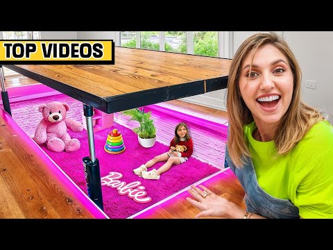 Secret Rooms We Built for a Surprise! | The Anazala Family