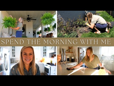 Spring Homemaking, Front Porch Refresh, and my Morning Routine!