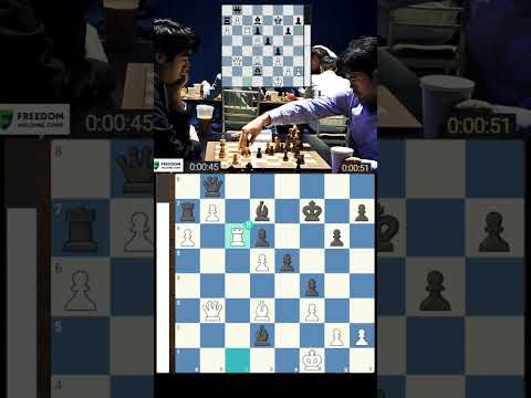 Brandon Jacobson plays 1a4 against Hikaru Nakamura in World Rapid chess Championship 2024