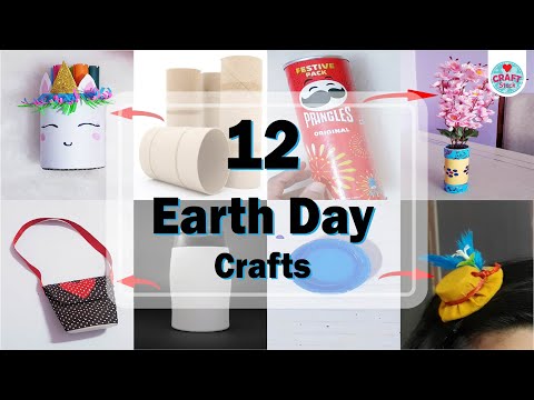 12 Earth Day Crafts #earthday | @CraftStack