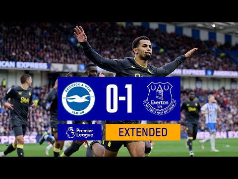 EXTENDED HIGHLIGHTS: Brighton 0-1 Everton