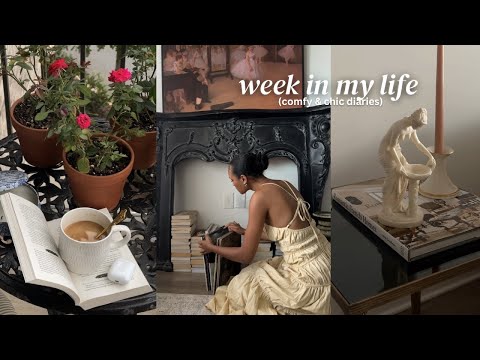 VLOG: antique shopping in ATL, my new apartment decor finds, fall clothing,parisian style decor haul