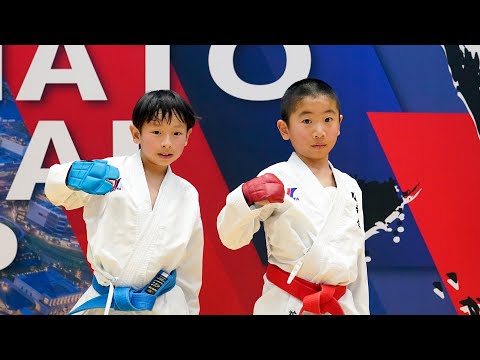 花田誠悟選手（仙武会）菊地丈選手（雄秀會） 個人組手小学生２年男子の部 決勝戦