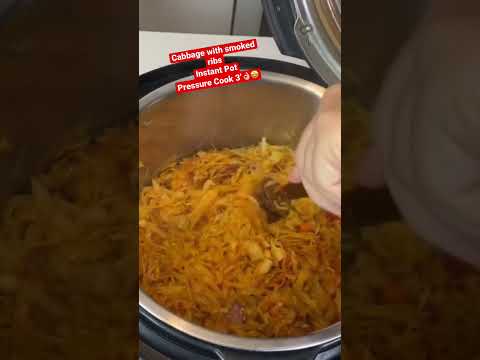 Varza cu afumatura la Instant Pot. Pressure Cook 3’