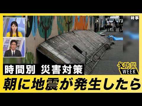 【防災行動】朝(通勤通学時)の地震発生時 どう行動する？ 時間別災害対策／#東日本大震災から14年 #防災WEEK