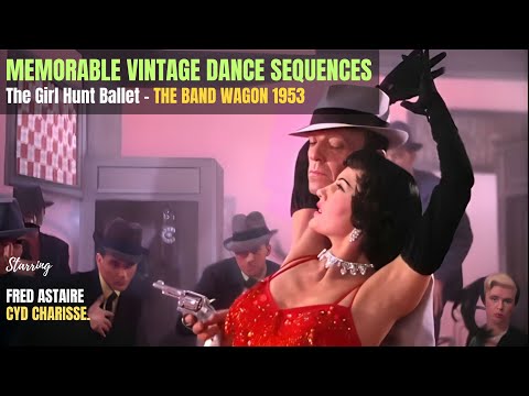 The Girl Hunt Ballet Dance Scene | Fred Astaire, Cyd Charisse | The Band Wagon 1953 #vintagedance