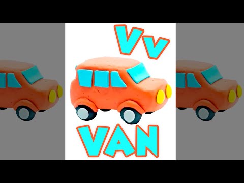 V is for VAN | Let's Learn Phonics!  #Shorts