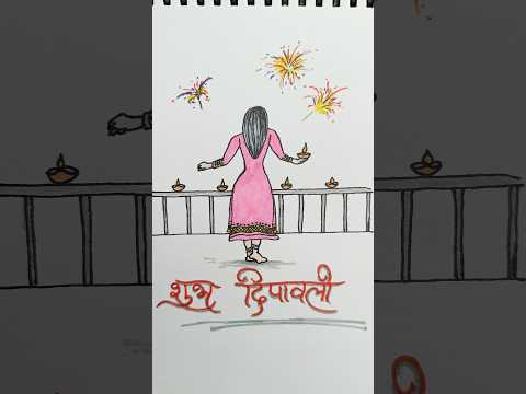 Happy Diwali || #diwalidrawing #ohuhumarkers #ohuhuart #art #ohuhu #diwalispecial #diwali