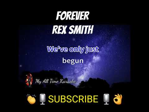 Forever by Rex Smith #forever #karaoke