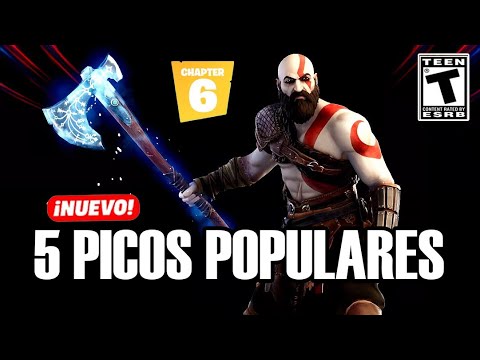 ✅ ¡ TOP 5 PICOS MAS POPULARES DE FORTNITE EN 2025 !