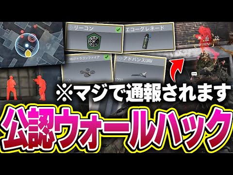 【※通報注意】公認ウォールハック装備完成！敵の姿が丸見えになって壁抜きし放題になってしまうロマン装備がこちらｗｗ【CODモバイル】KAME