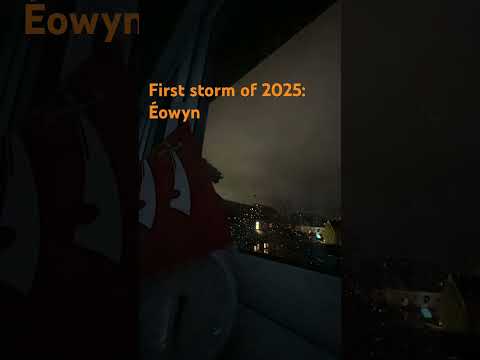 Time-Lapse of Storm Éowyn coming though the UK 🇬🇧