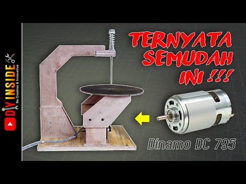 Cara membuat SCROLL SAW dari Dinamo DC 795 : Part 1 #diy