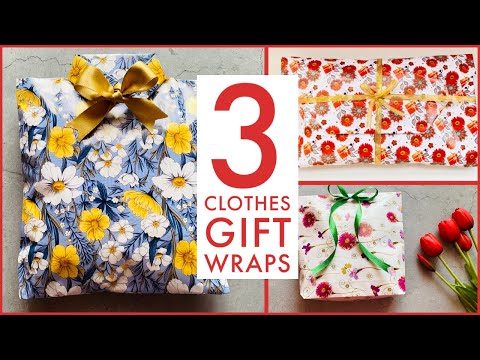 3 Easy Clothes Gift Wrapping without a Box | Creative Gift Wrapping Ideas