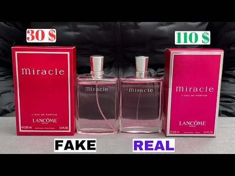 Fake vs Real Lancôme Miracle Perfume