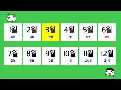 韓国語の【日にちの表現】