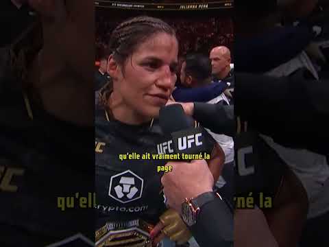 UFC 307 : Julianna Pena réagit à chaud dans l'Octogone