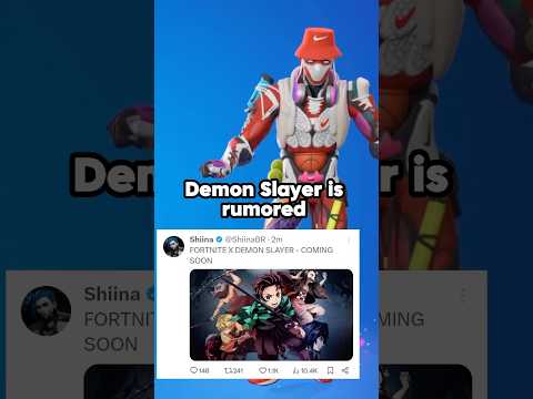 Demon Slayer Coming Soon #ad #fortnite #fortniteclips #gaming