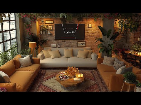 Cozy Autumn Jazz - Comfortable Living Room Ambiance & Soothing Piano Music for Work, Study 🍁🎹