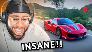 coolkid reacts to 488 PISTA CUTTING UP! 🇹🇷 CRAZIEST DRIVING! @Boldpilot3