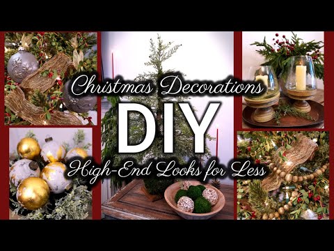 DIY CHRISTMAS Decorations 2024 || High-End Look for Less