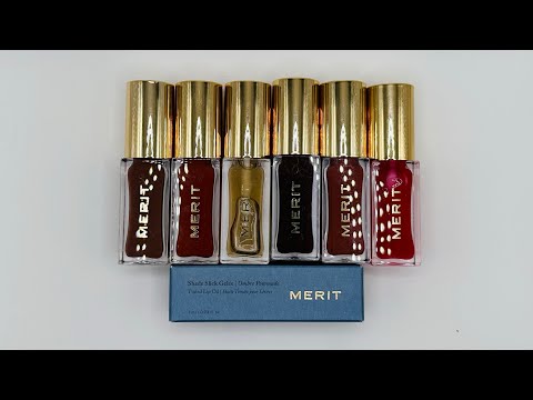 MERIT Beauty Shade Slick Tinted Lip Oil Review - Merit Lip Oils