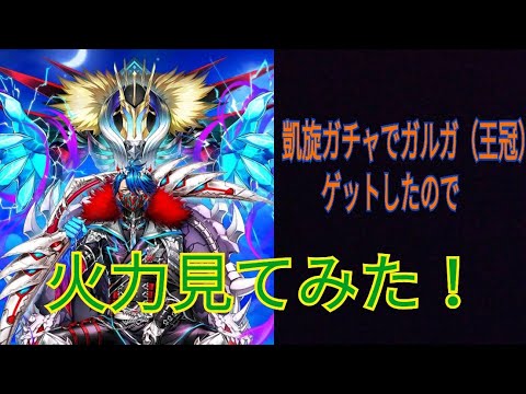 【白猫プロジェクト】凱旋ガチャでガルガ（王冠）ゲットしたので火力見てみた！