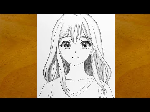 How to Draw a Beautiful Anime Girl  Easy Step by Step Anime Sketch