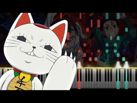 TAIDADA - Dandadan 「ダンダダン」ED (Piano Synthesia) // ZUTOMAYO