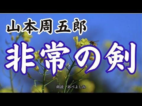 【朗読】山本周五郎「非常の剣」　朗読・あべよしみ