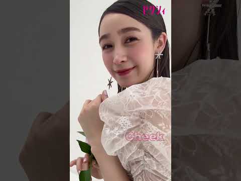 【最新トレンド！】PINKを使った花嫁メイク♡#結婚式 #shorts