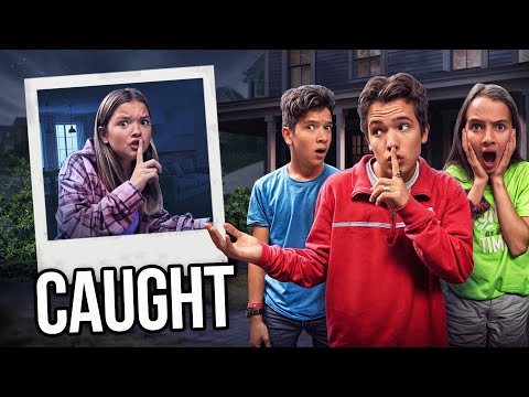 KIDS SNEAK OUT!! *CAUGHT on Hidden Cameras!*