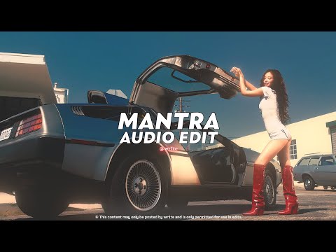 mantra (tiktok version) || jennie [ edit audio ]