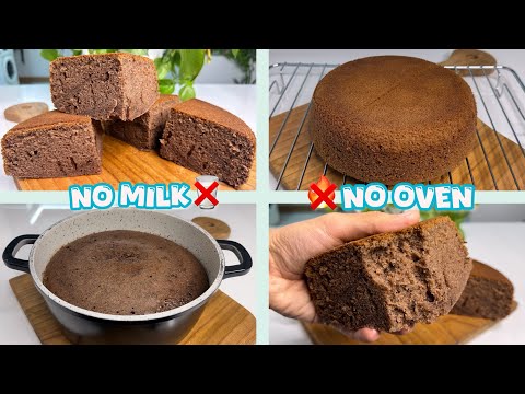 Chocolate cake recipe | No Oven ❌ | No Milk 🥛 | Best cake for High tea 🫖