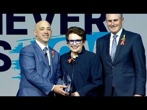 Billie Jean King Presented with ADL’s Changemaker Award | Never Is Now 2025