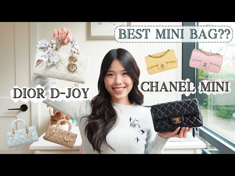 CHANEL MINI FLAP VS DIOR SMALL D-JOY | In-depth comparison, pros & cons, what fits, mod shots!