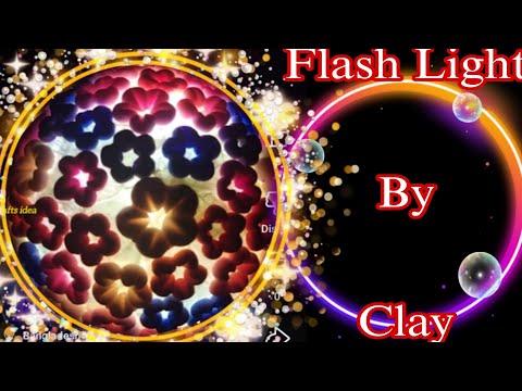 DIY Floating Lamp with Clay | Handmade Flash Light Using Clay #Floatinglight #flashlight #claylight