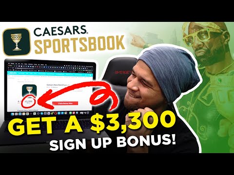 Caesars Sportsbook New York Sign-Up Bonus - Get $3,300 in Bonuses! 🗽