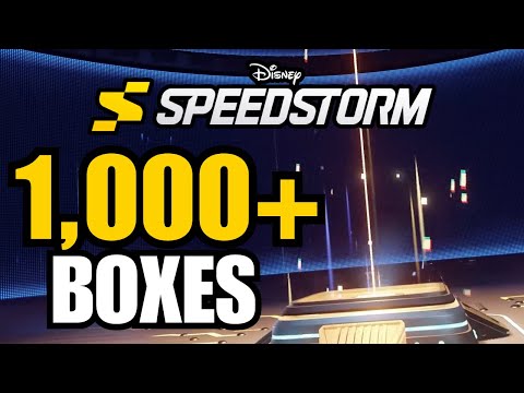 OPENING 1,000 UNIVERSAL BOXES In Disney Speedstorm! | The Biggest Box Opening Ever